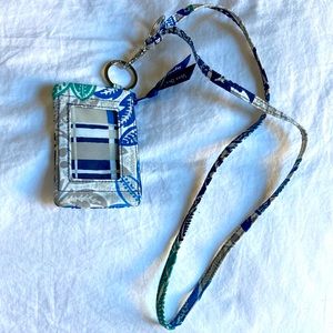 Vera Bradley Zip ID Lanyard - Brand New